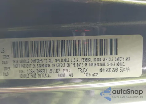 2020 Jeep Gladiator Sport S 4X4 from USA, damaged, VIN 1C6HJTAG2LL191167